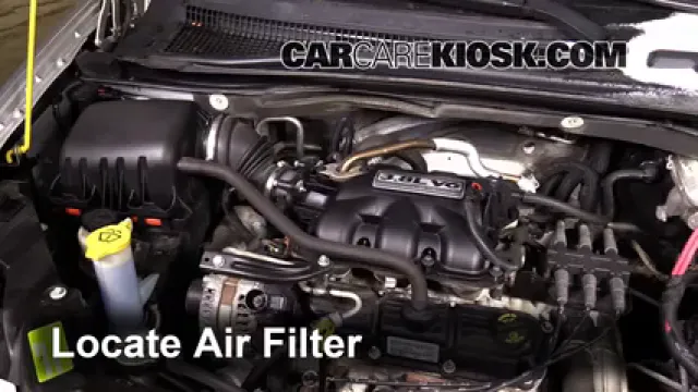 2008 Chrysler Town and Country Touring 3.8L V6 Air Filter (Engine) Replace